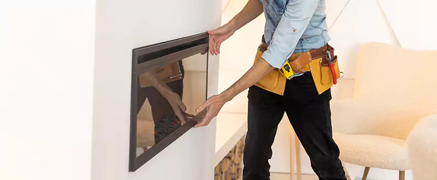 Metal Fireplace Installation in Asbury Park, New Jersey